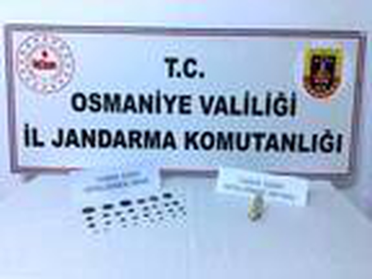 Son dakika haber: Osmaniye\'de, tarihi sikke ve mermer heykel ele geçirildi