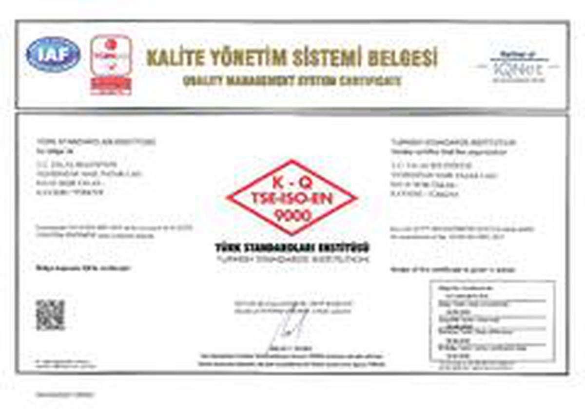 Kalitesi tescilli belediye \'Talas\'
