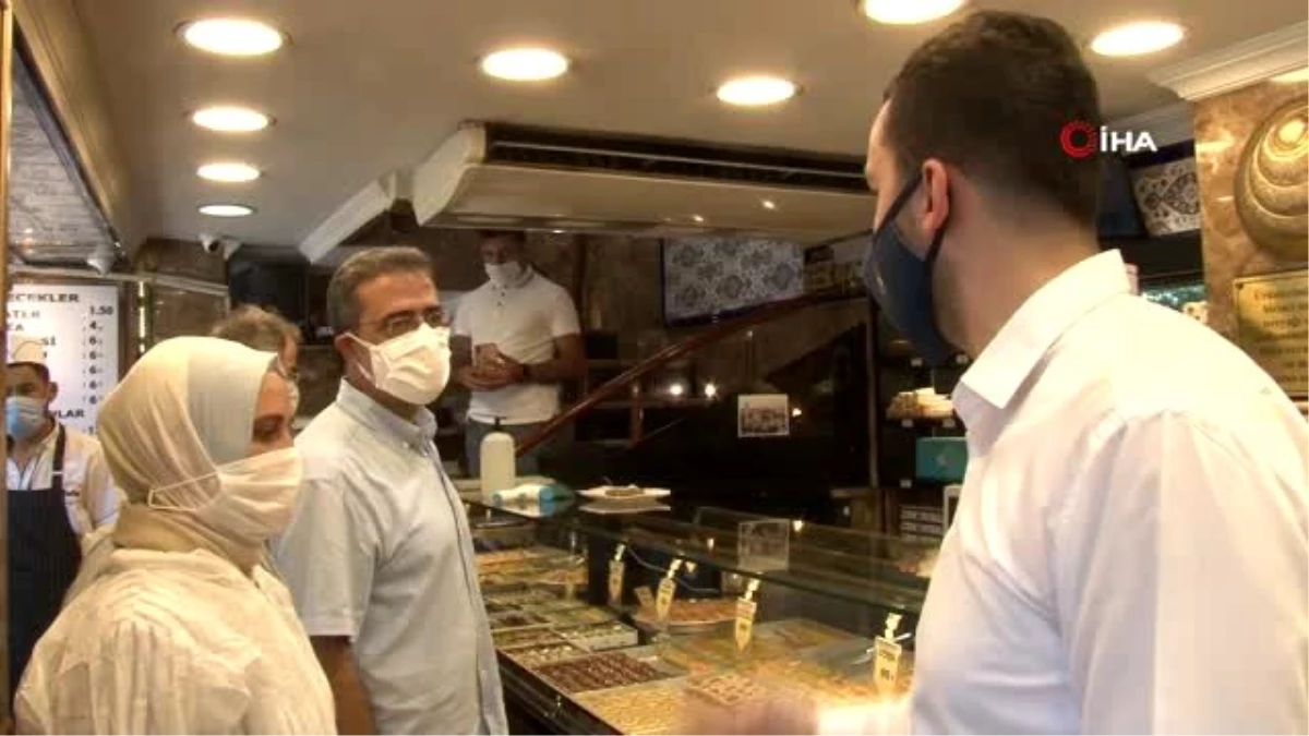 Eminönü\'nde koronavirüs denetimi, restoran sahibi uyarıldı