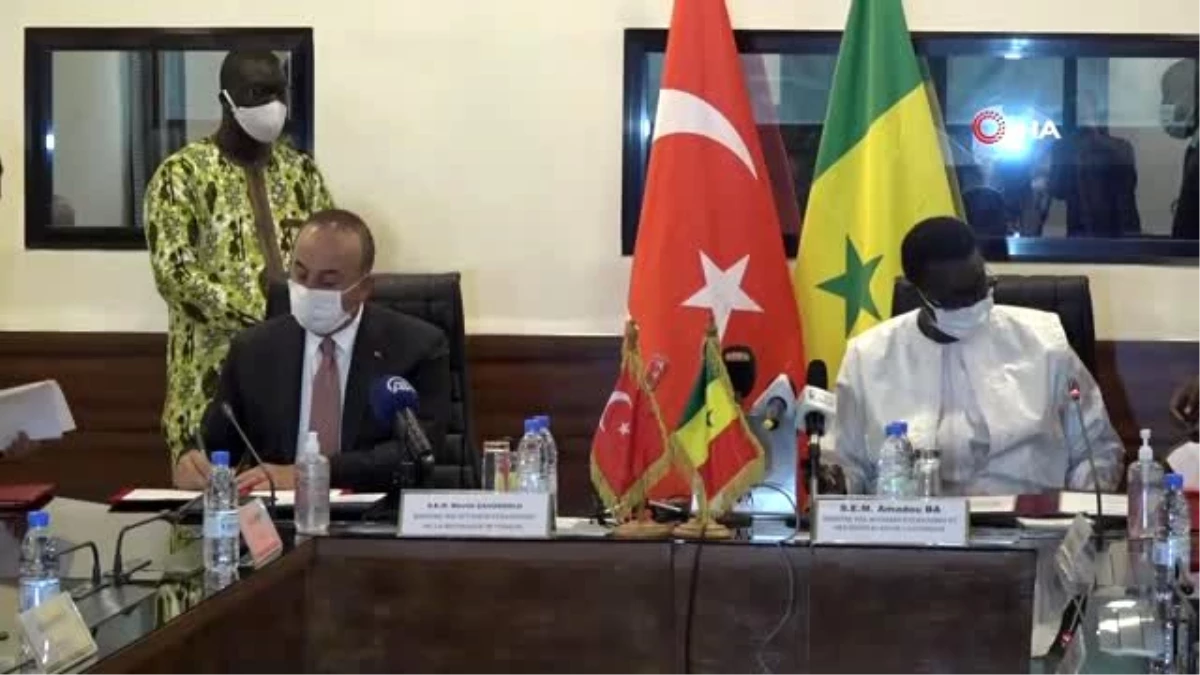 Bakan Çavuşoğlu, Senegal Dışişleri Bakanı Amadou Ba ile görüştü