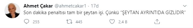 Fenerbahçe maçı sonrası Ahmet Çakar'dan MHK Başkanı'na gönderme: Bu sezon tatlı geçecek