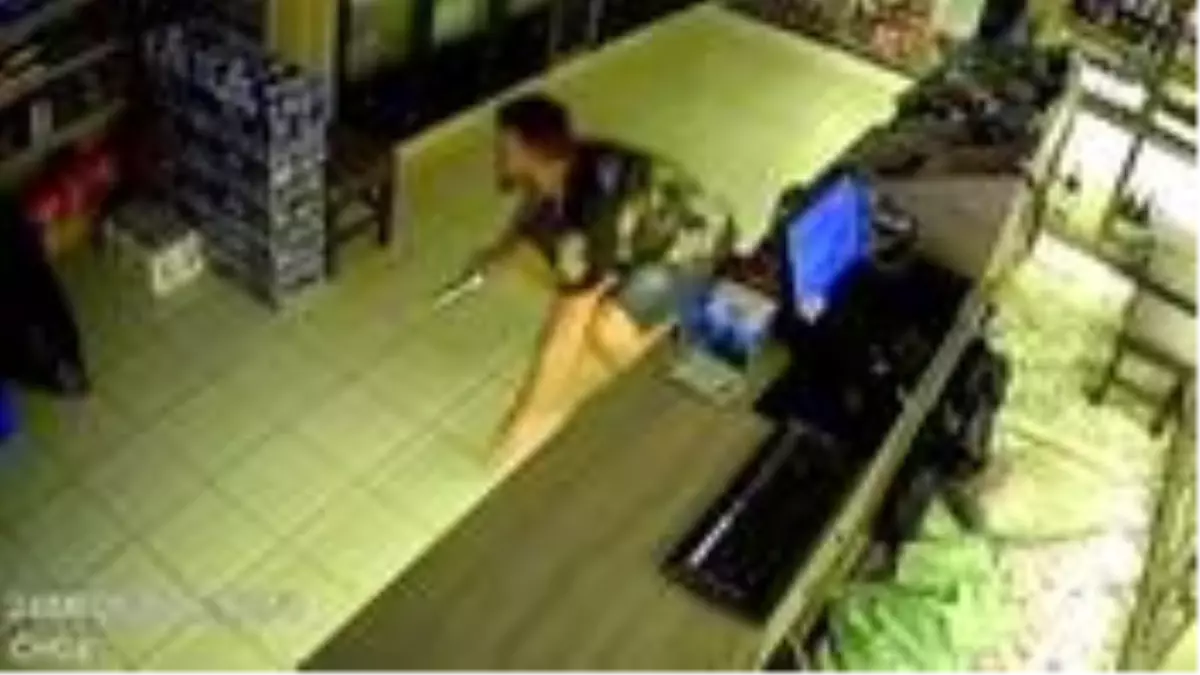 İş yeri sahibi, silahını çekip hırsızlık amacıyla dükkana giren 2 kişiyi yakaladı