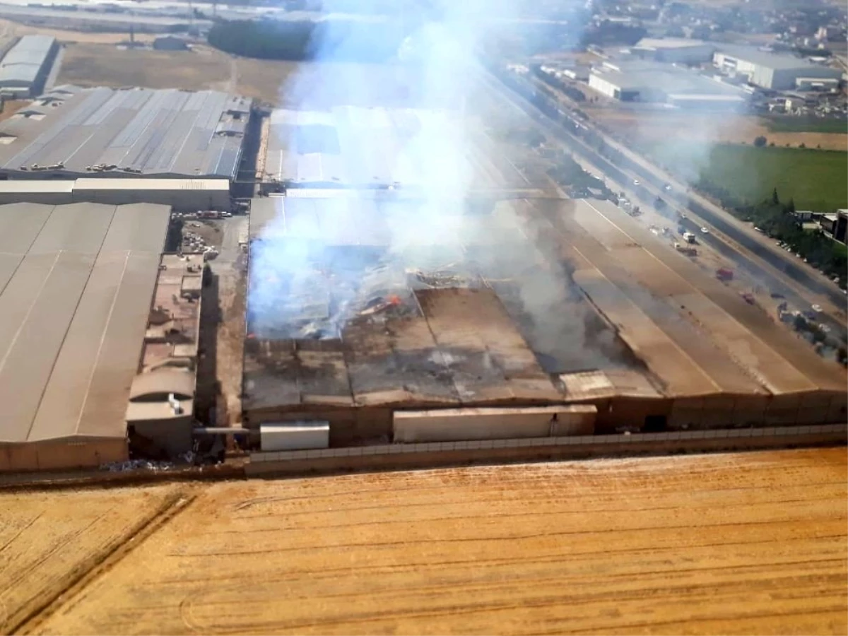 Kahramanmaraş\'ta tekstil fabrikasında yangın