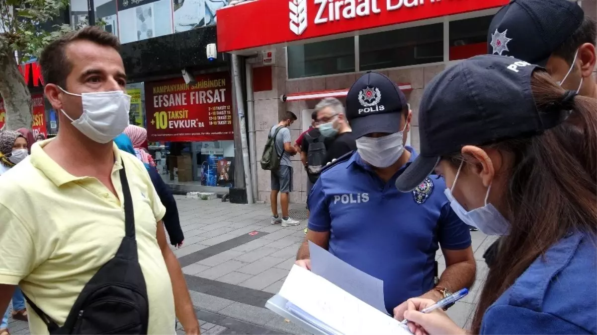 Maske takmayan vatandaştan ceza kesen polislere tepki: Senin ismini öğreneceğim ben