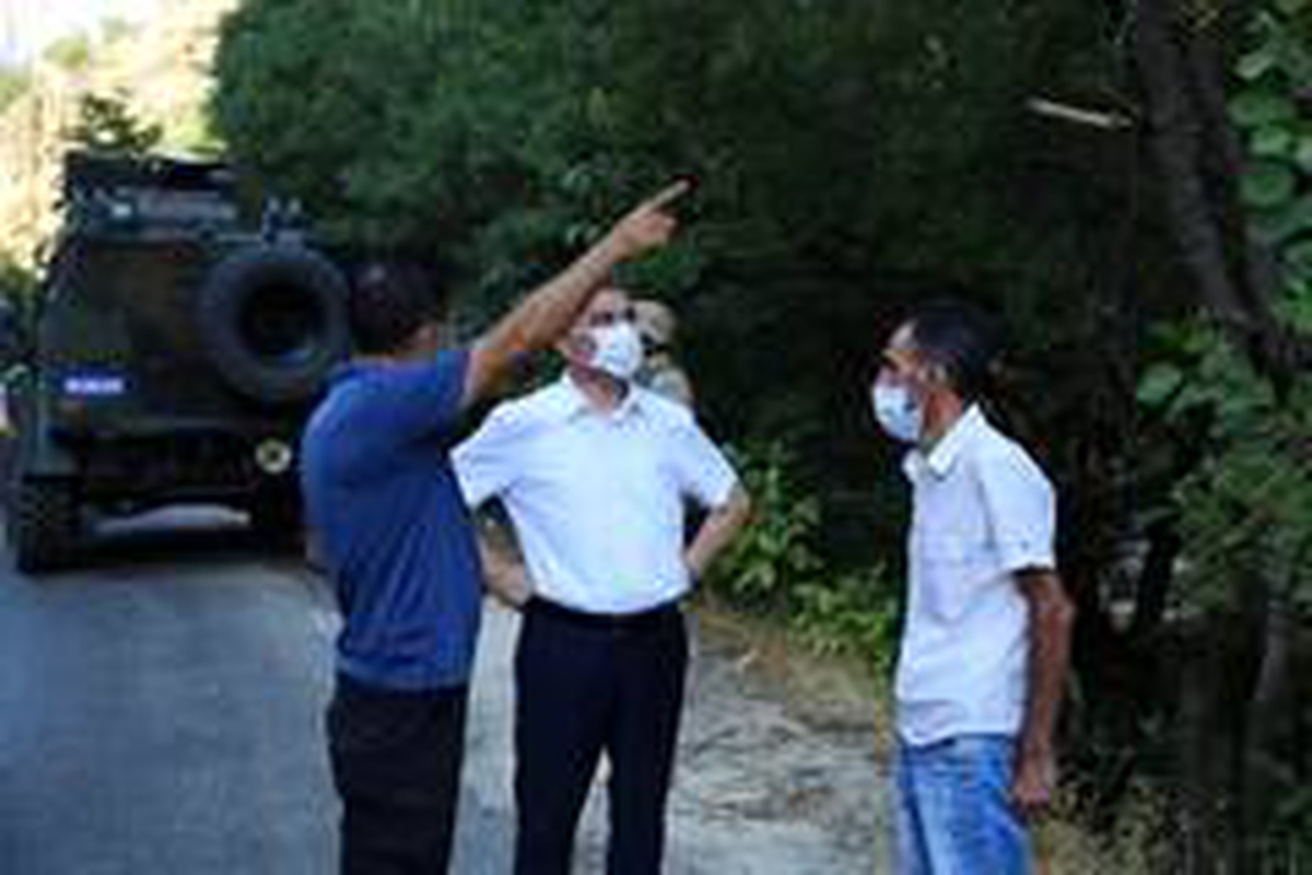 Vali Özkan, kayıp iki kardeşin arama çalışmalarını yerinde takip etti