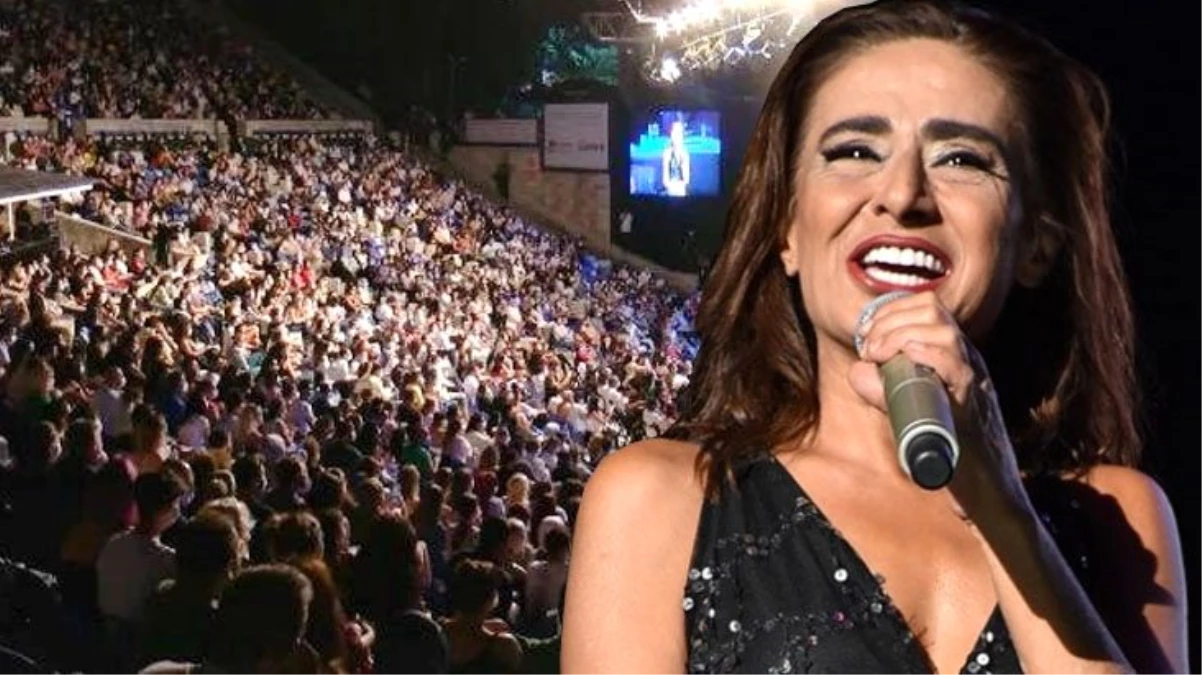 Binlerce kişinin akın ettiği Yıldız Tilbe konserinde sosyal mesafe kuralı hiçe sayıldı