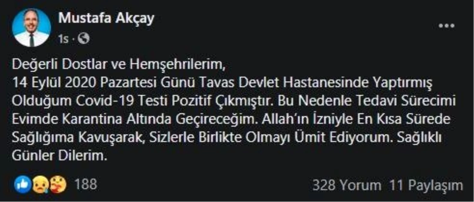 Beyağaç Belediye Başkanın korona virüs testi pozitif çıktı