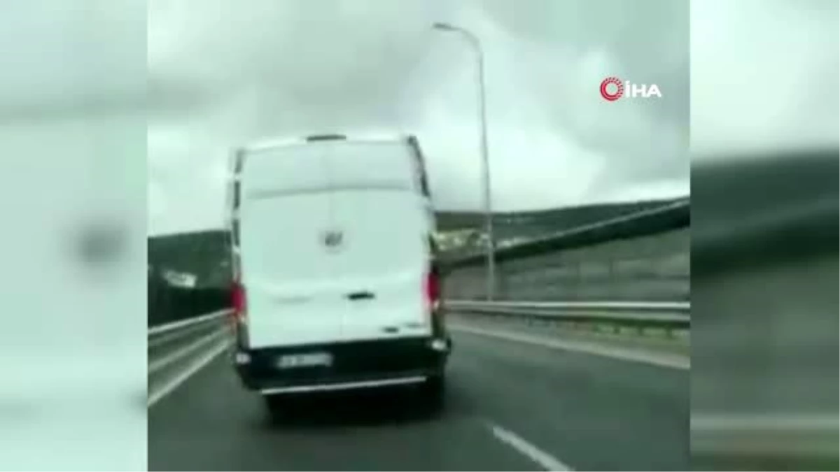 Son dakika haberi... Beykoz\'da trafikte tehlikeli hareketler kamerada