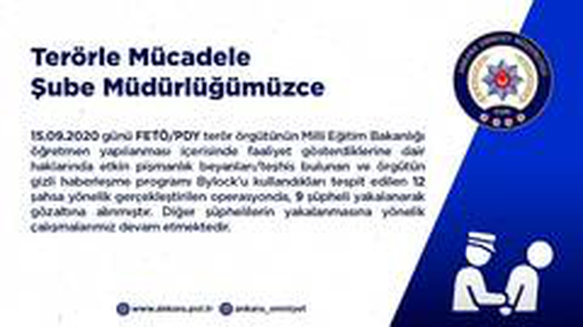 ByLock kullanıcısı 12 öğretmen hakkında gözaltı kararı