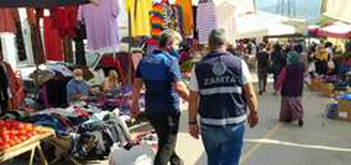 Semt pazarlarında korona tedbirleri