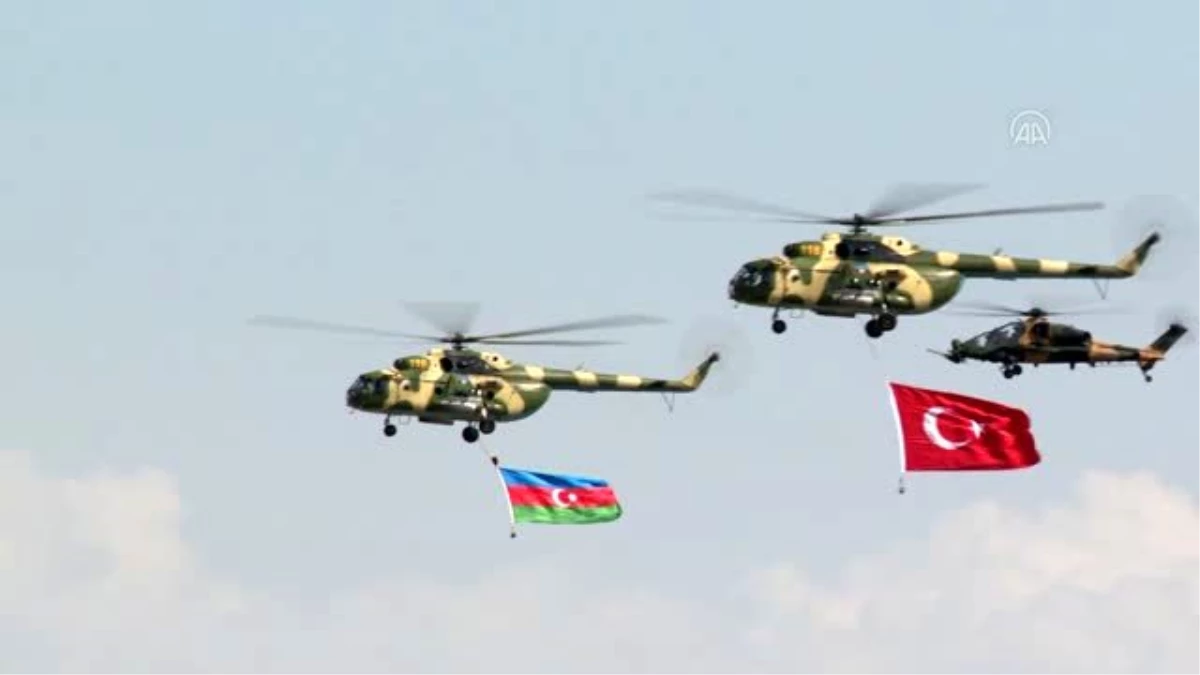 Türk ve Azerbaycan helikopterleri Nahçıvan\'da uçuş gerçekleştirdi