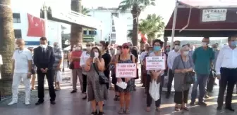 Ayvalık'ta sağlıkta şiddet protestosu