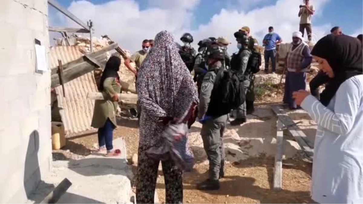 İsrail evlerini yıktığı Filistinlileri sığındıkları mağaralarda dahi rahat bırakmıyor - EL