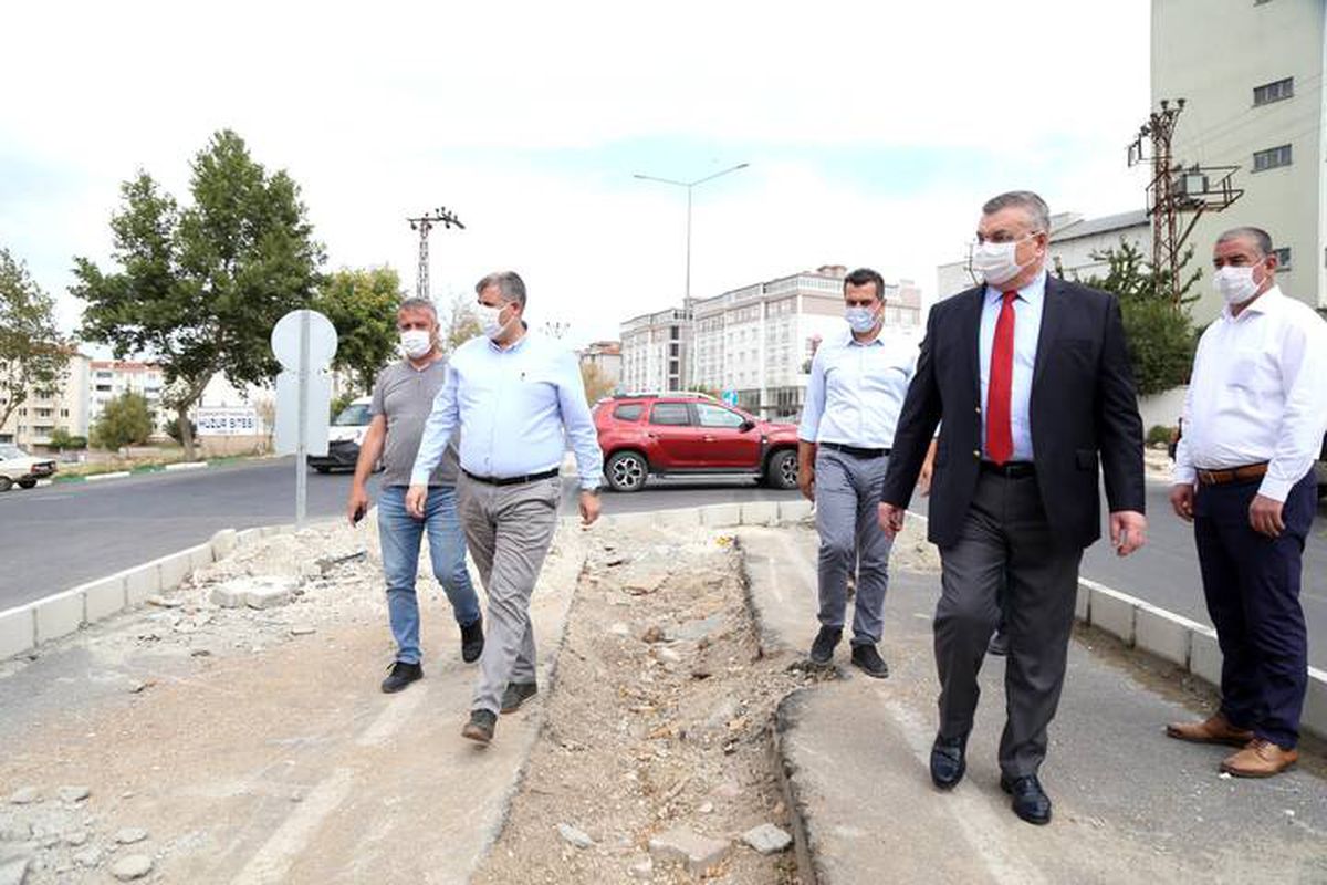 Kesimoğlu çalışmaları yerinde inceliyor