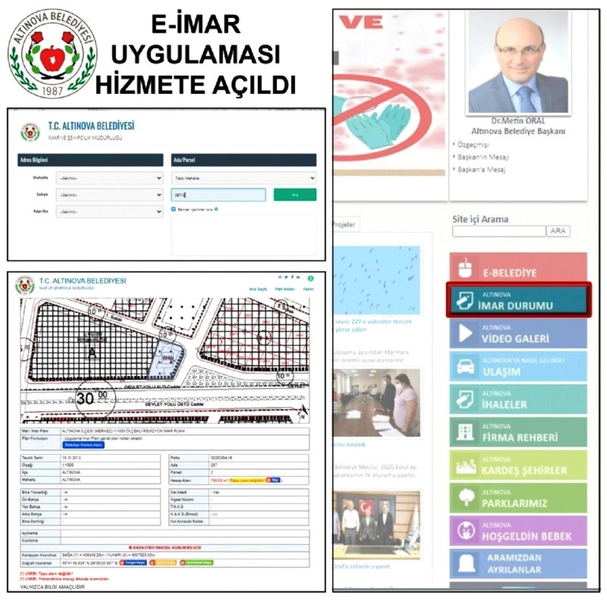 Altınova\'da "e-imar" uygulaması