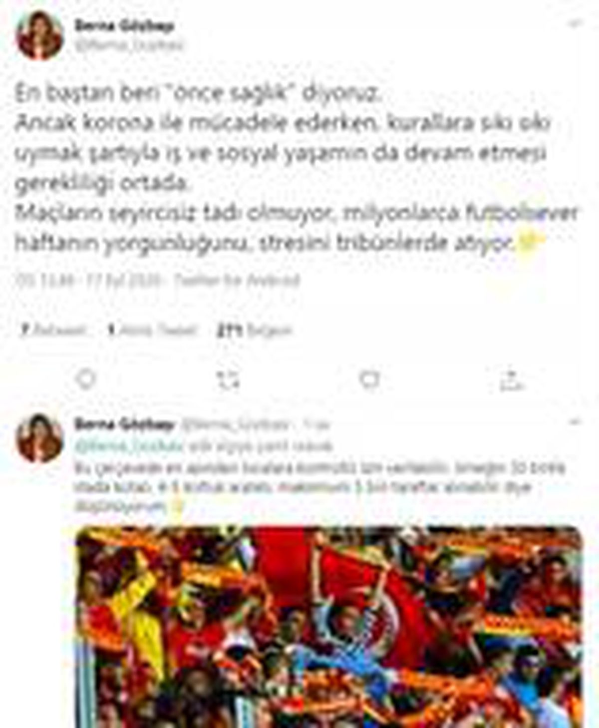 Berna Gözbaşı: "Localara kontrollü izin verilebilir"
