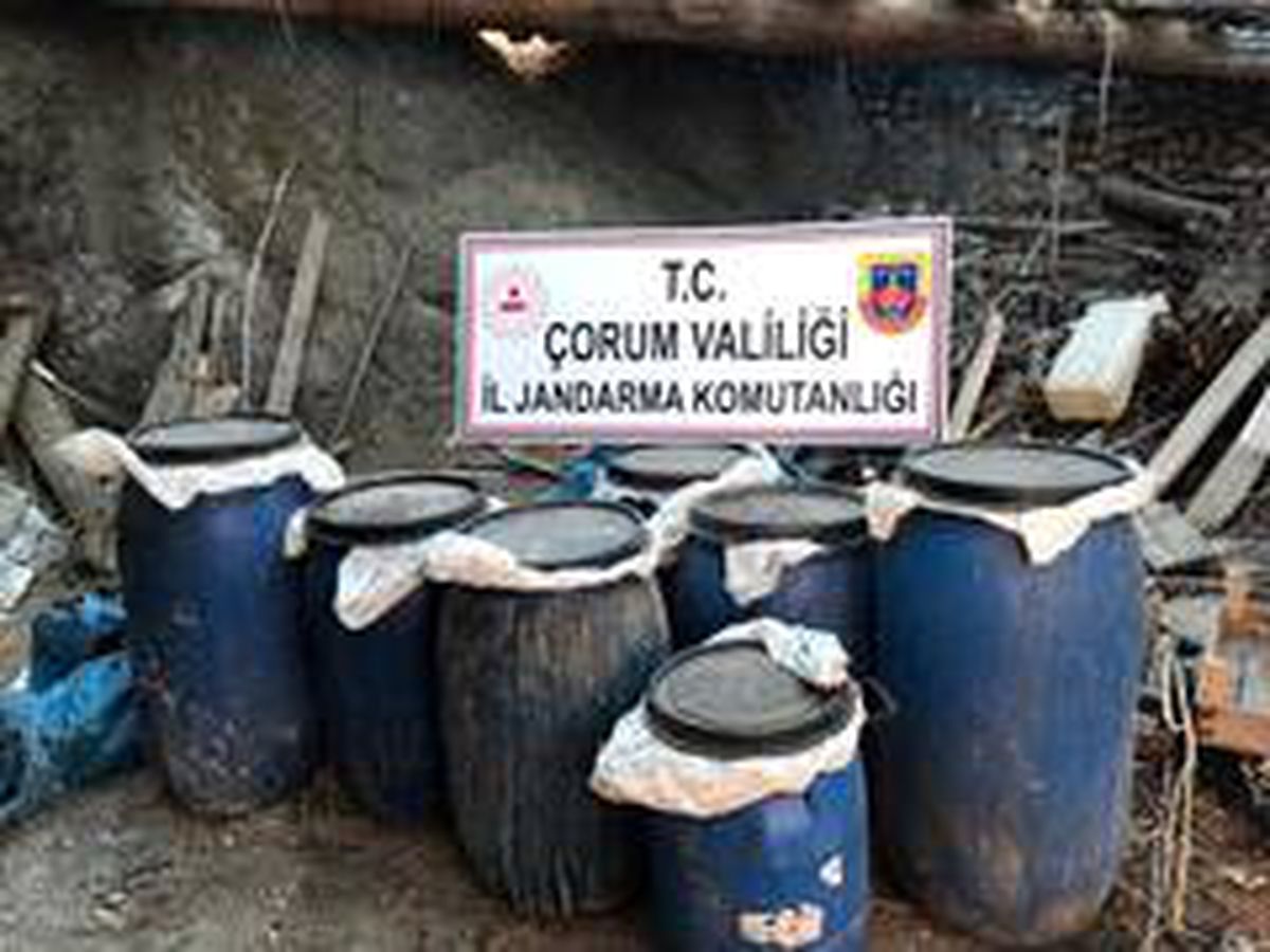 Çorum\'da kaçak içki operasyonu