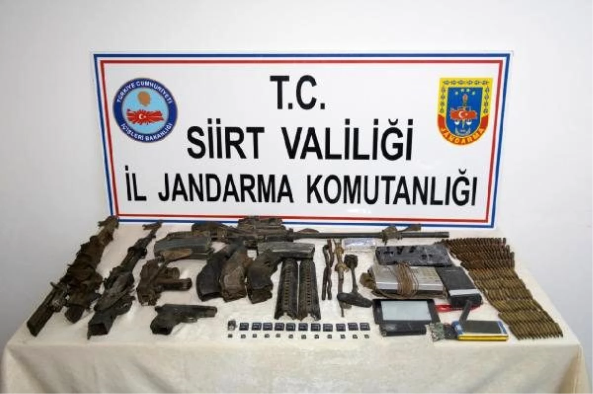 Etkisiz hale getirilen 5 PKK\'lının silah ve mühimmatı ele geçirildi