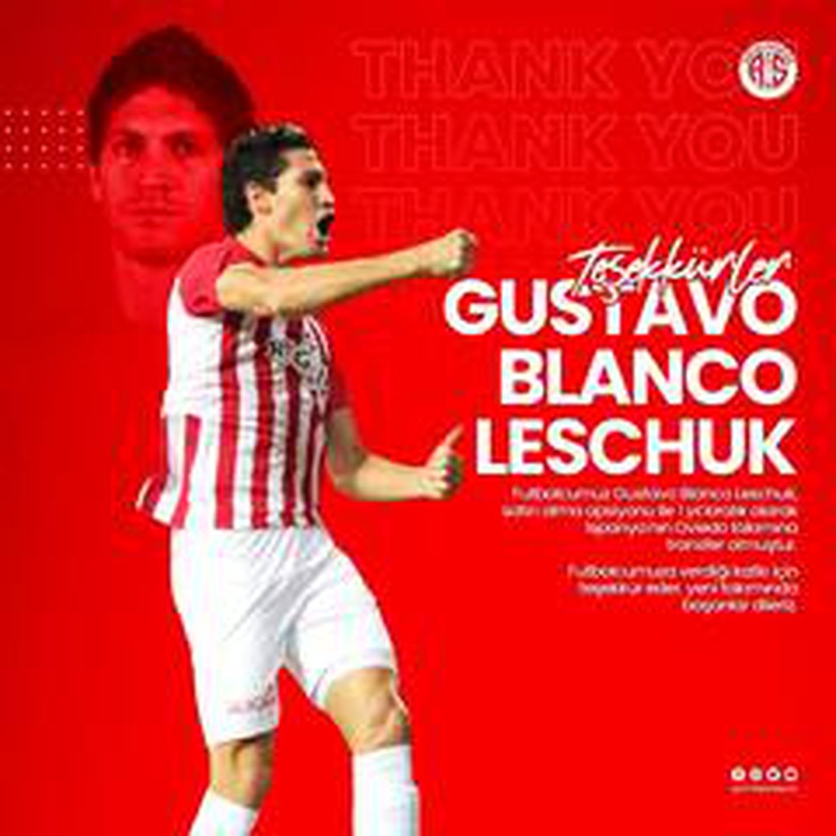 Son dakika haberi... Gustavo Blanco Leschuk, İspanya\'ya transfer oldu