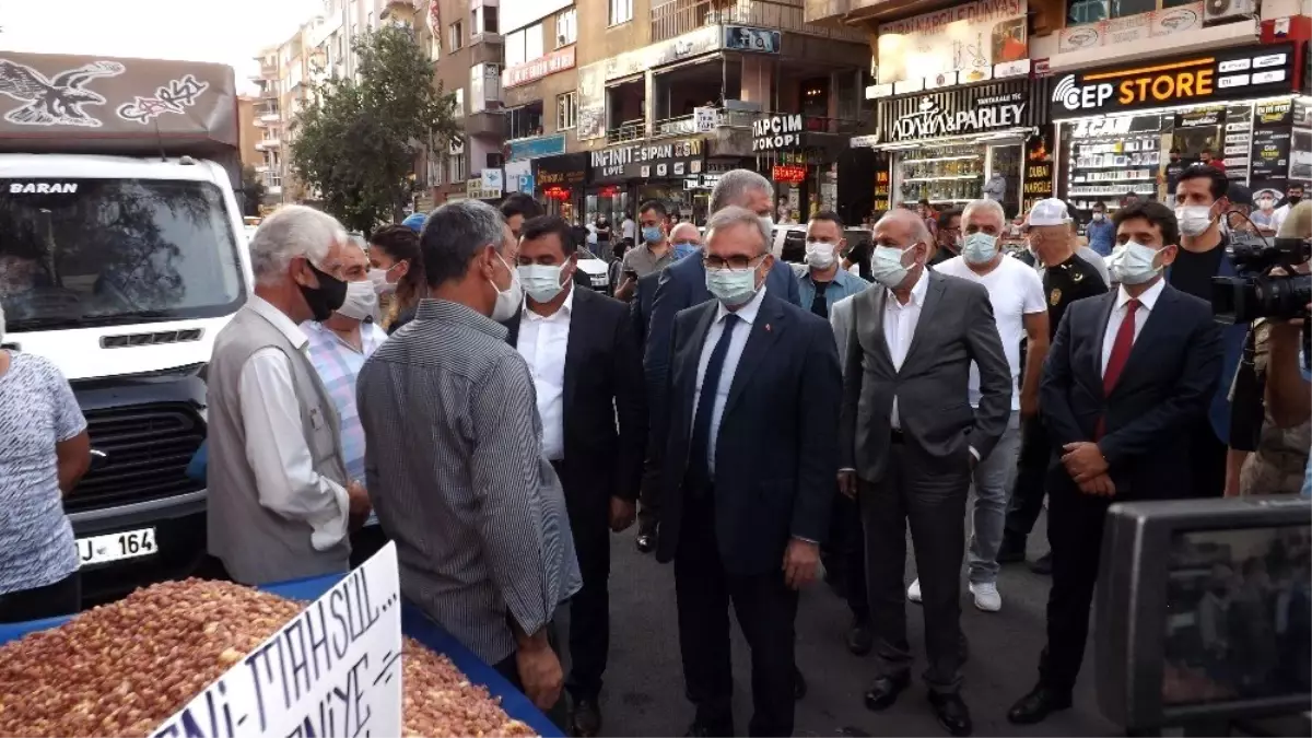 Vali Karaloğlu esnafı hazırlıksız yakaladı, kurallara uymayanları uyardı