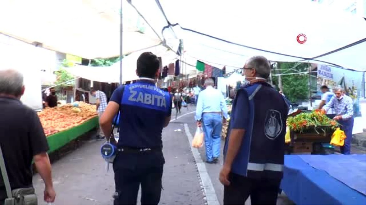 Zabıta ekibi eline megafonu alıp böyle uyardı