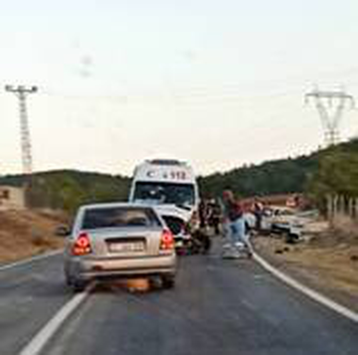 112 ambulansı Kastamonu yolunda kaza yaptı