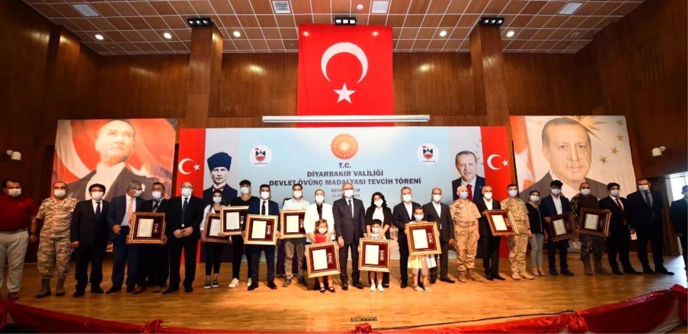 Diyarbakır\'da devlet övünç madalyası tevcih töreni yapıldı