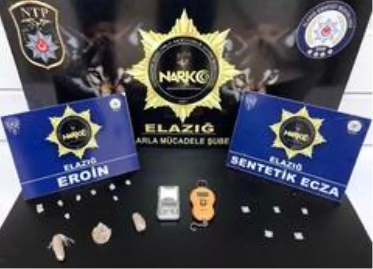 Elazığ\'da uyuşturucu taciri 2 şüpheli tutuklandı