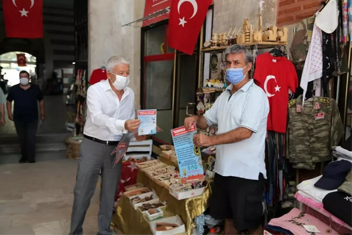 ETSO korona tedbirleri için esnafı bilgilendirmeye devam ediyor