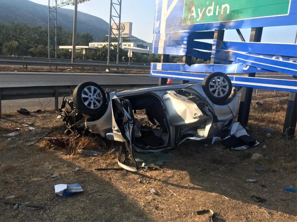 İzmir\'de feci kaza: 1 ölü, 1 yaralı