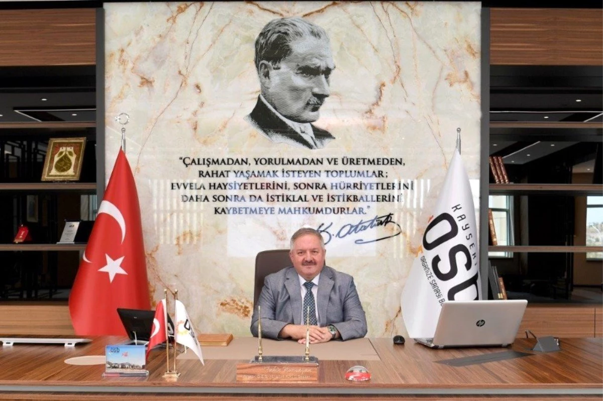 Son dakika haberleri... Kayseri OSB Yönetim Kurulu Başkanı Tahir Nursaçan, "Şehit ve gazilerimizin aileleri en kutsal...