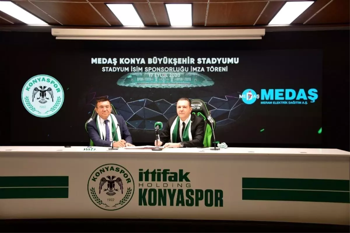 Konyaspor\'un yeni stadyum sponsoru MEDAŞ