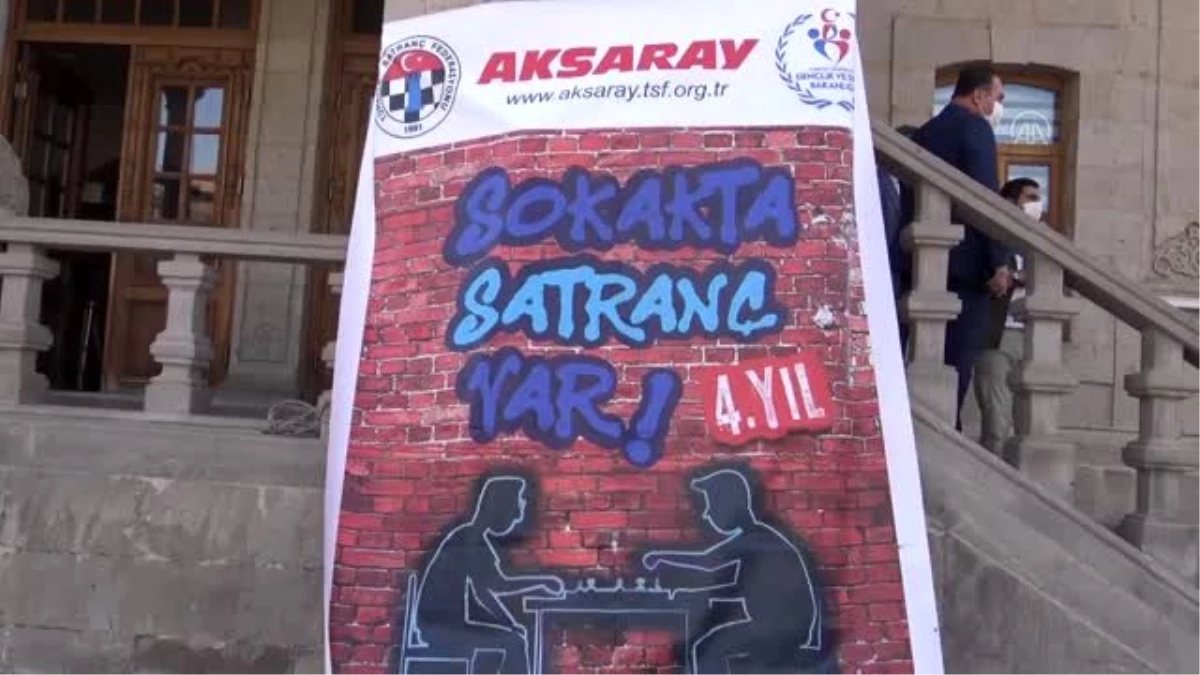 Aksaray\'da "sokakta satranç var" etkinliği