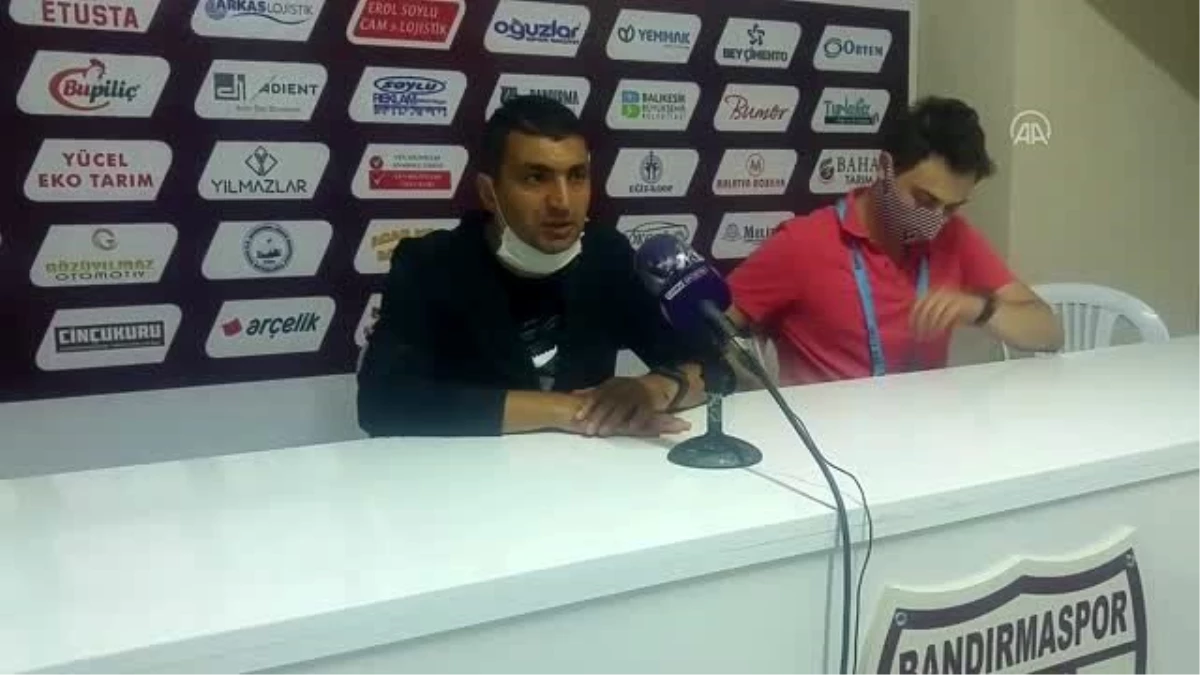 Bandırmaspor - Akhisarspor maçının ardından - Serdar Bozkurt - BALIKESİR