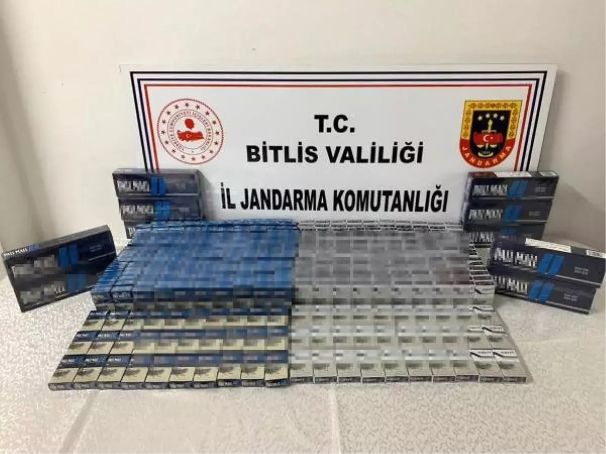 Bitlis\'te 865 paket kaçak sigara ele geçirildi