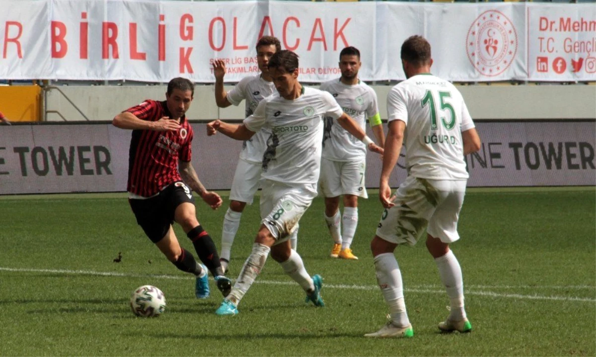 Süper Lig: Gençlerbirliği: 0 İH Konyaspor: 0 (İlk yarı)