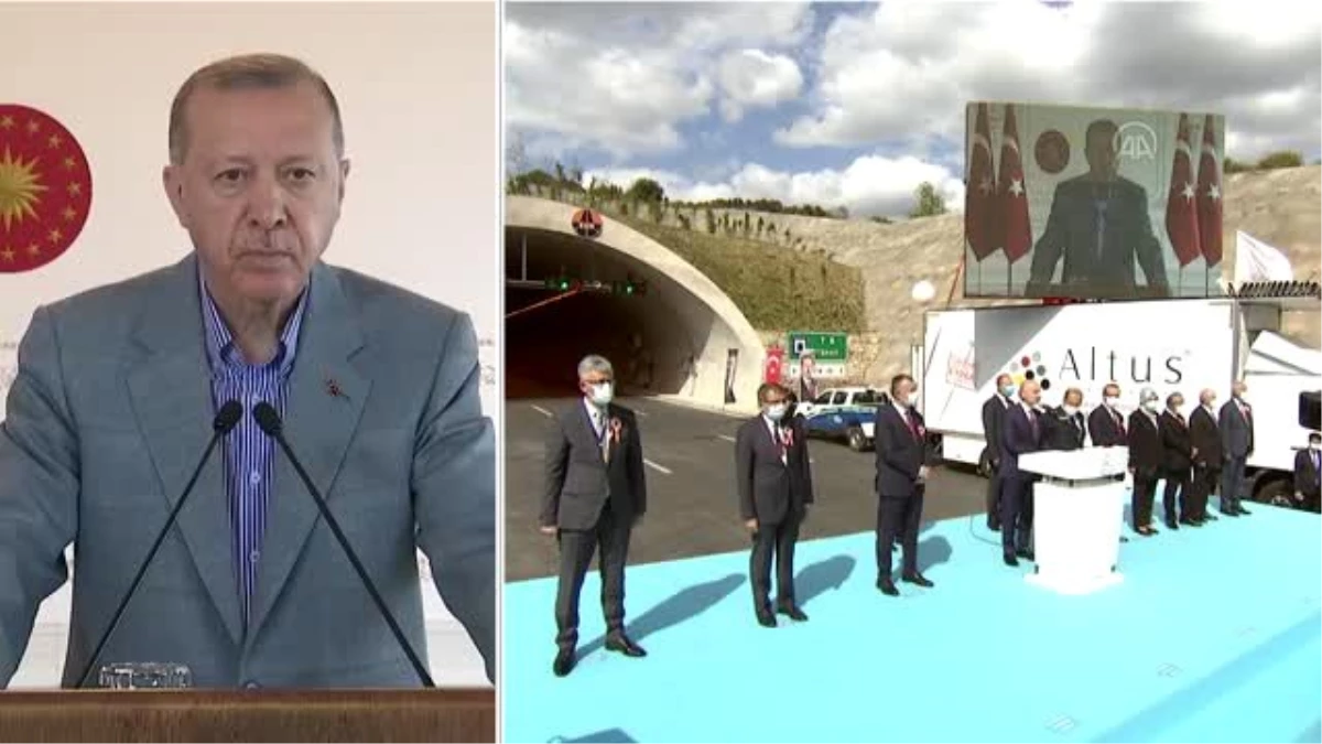 Ulaştırma ve Altyapı Bakanı Adil Karaismailoğlu - Kuzey Marmara Otoyolu 5. Kesim açılış töreni