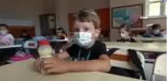 Ergene Belediyesi sözünü tuttu, öğrencilere boza dağıttı