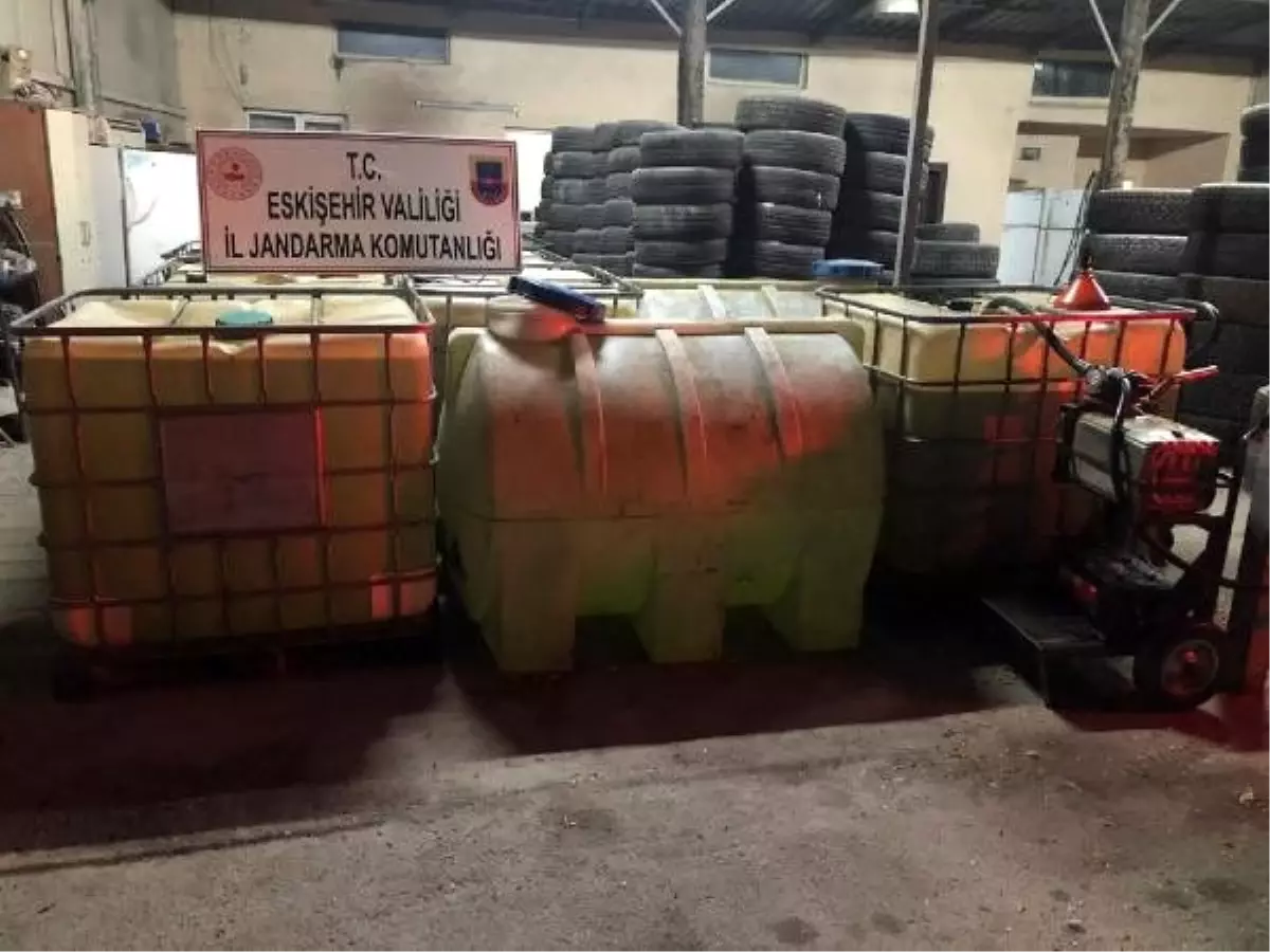 Eskişehir\'de 10 bin 230 litre kaçak akaryakıt ele geçirildi