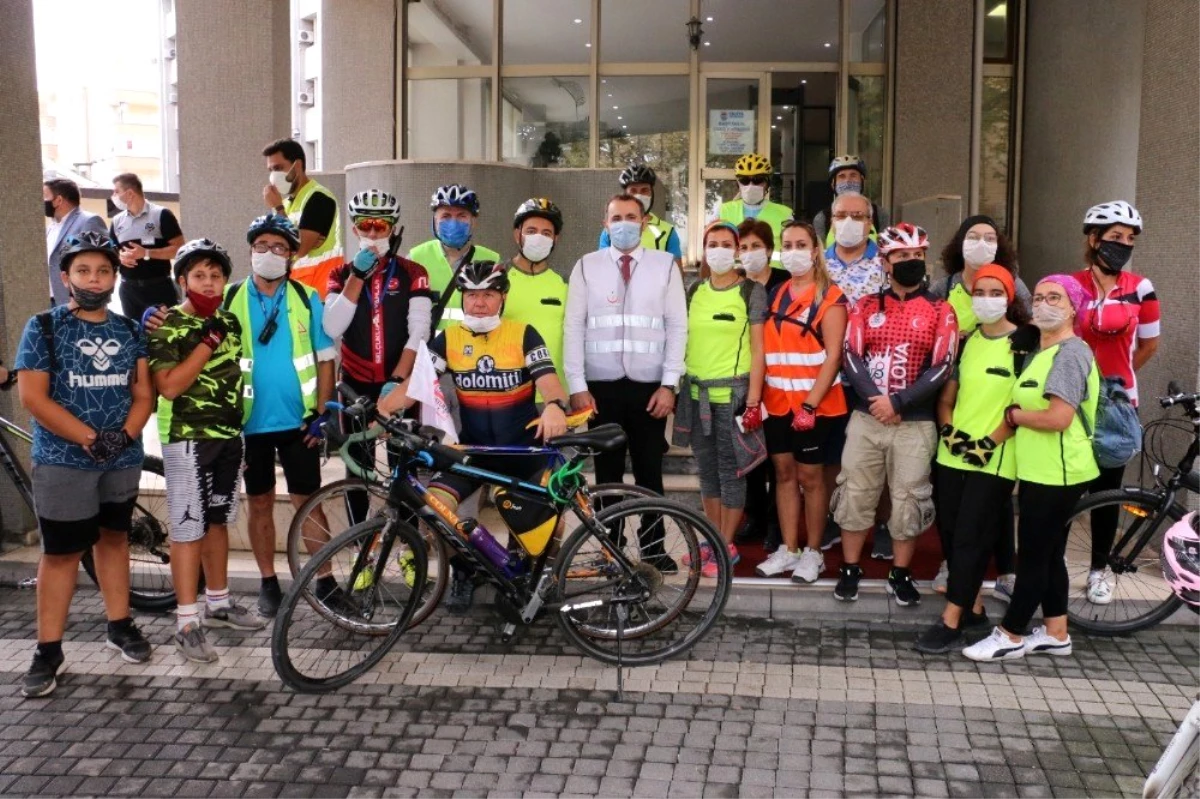 Başkan Tutuk bisikletçilerle pedal bastı