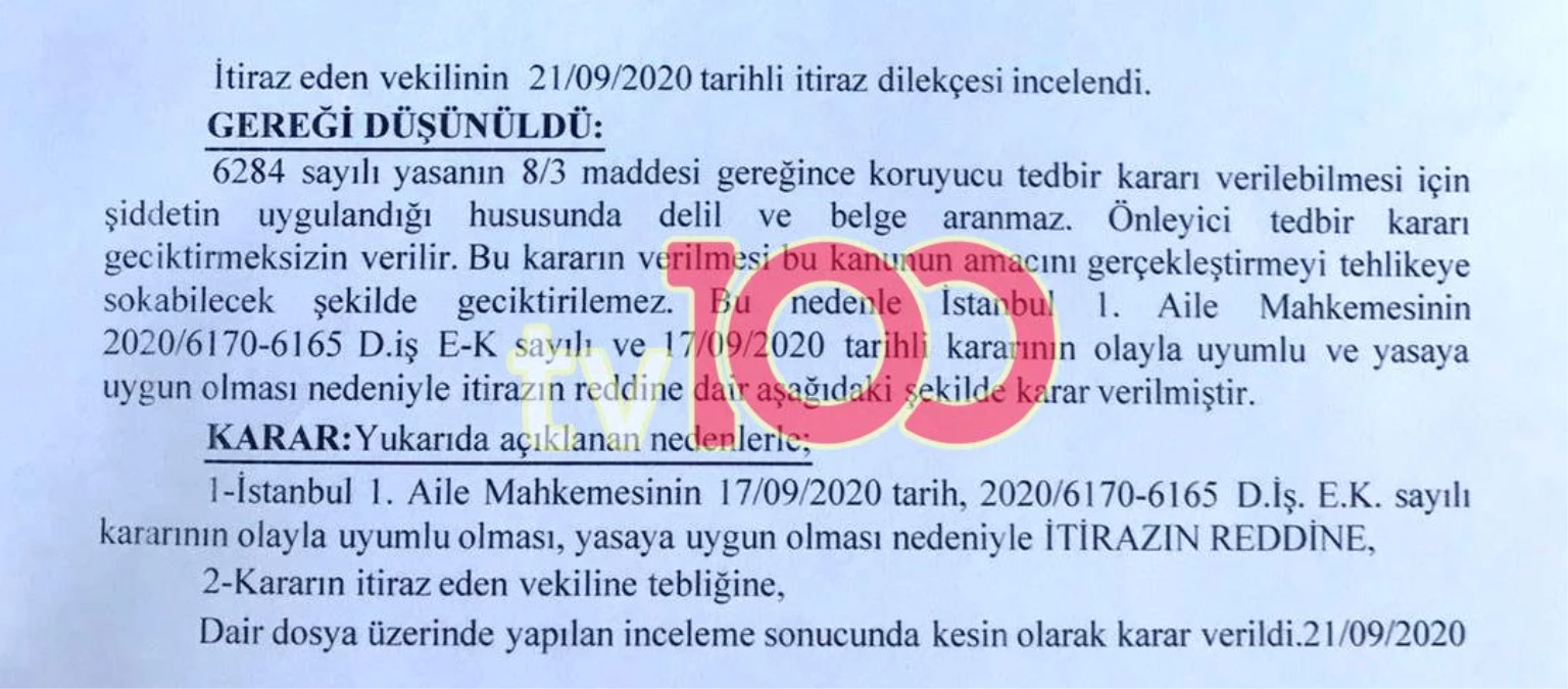 Deniz Akkaya\'nın itiraz talebi reddedildi