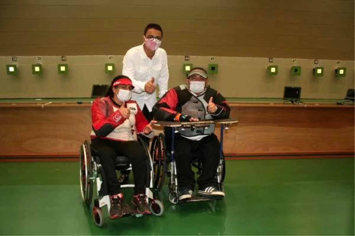 Engelli çift, Tokyo Olimpiyatları\'na hazırlanıyor