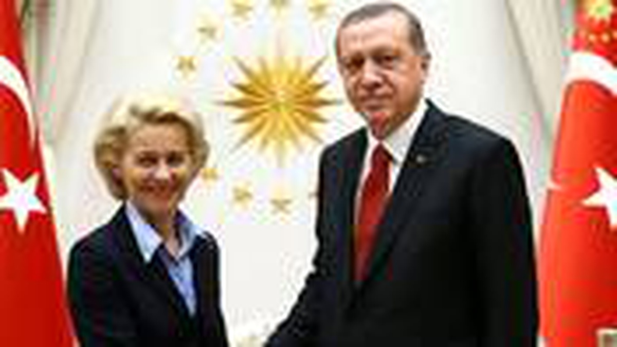 Cumhurbaşkanı Erdoğan, AB Komisyonu Başkanı Leyen ile görüştü: Doğu Akdeniz\'de Türkiye\'nin hakları yok sayılmak isteniyor