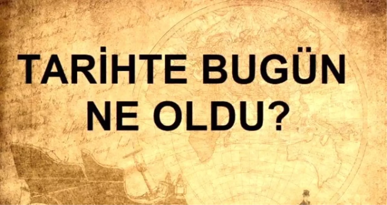 Tarihte bugün ne oldu? 23 Eylül tarihinde ne oldu, kim doğdu, kim öldü, hangi önemli olaylar oldu? İşte, 23 Eylül\'de yaşananlar!