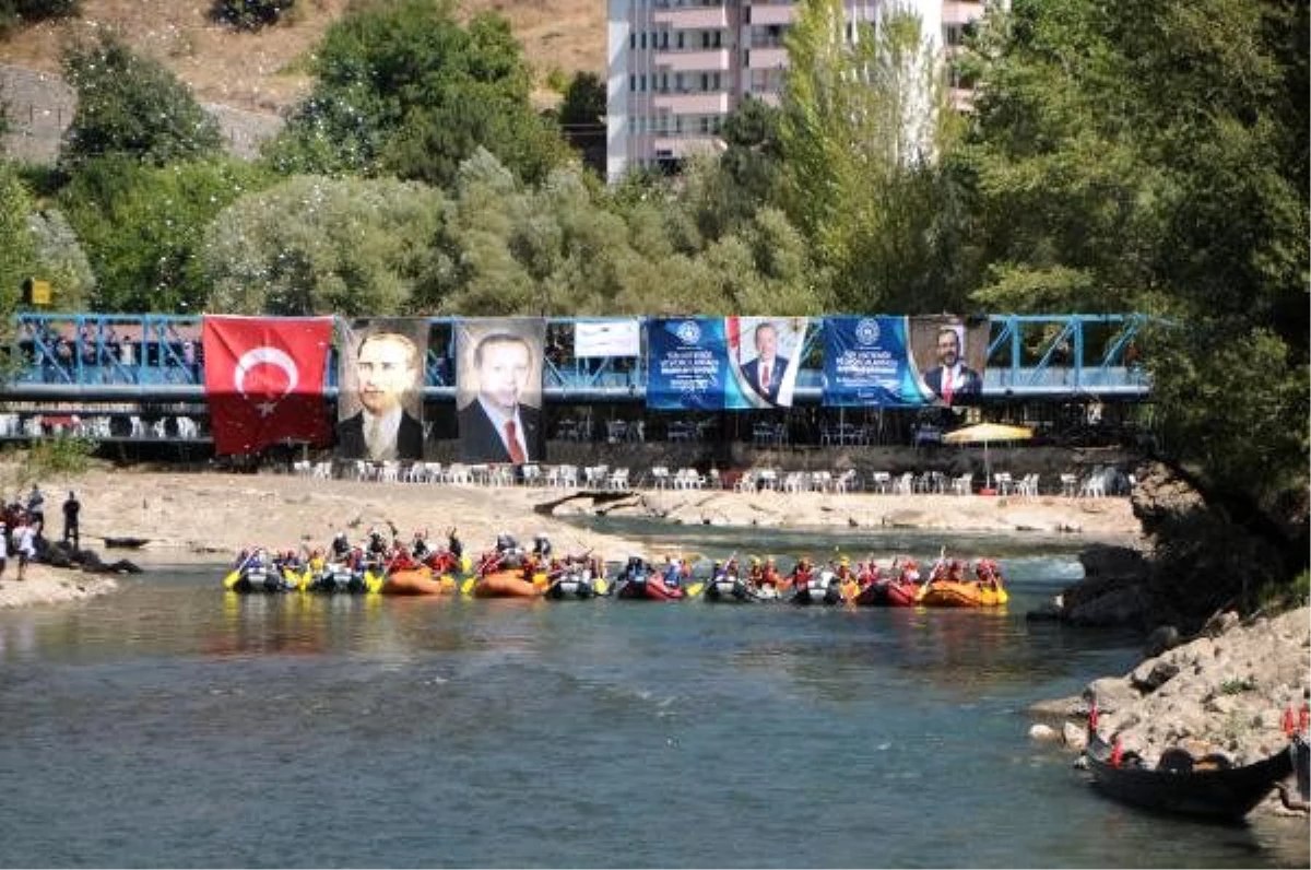 Tunceli\'de, \'Avrupa Hareketlilik Haftası\'nda rafting yarışması düzenlendi
