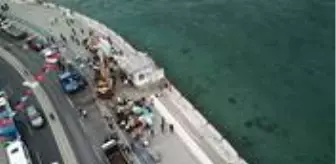 İstanbul Üsküdar'daki iki büfe yıkıldı! İşletmeciler tepkili