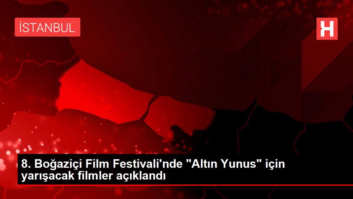 8. Boğaziçi Film Festivali'nde 'Altın Yunus' için yarışacak filmler açıklandı