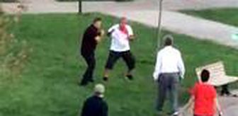 Bursa'da çimlere basma kavgası çıktı, öfkeli adam hem çocuklara hem de bir babaya saldırdı