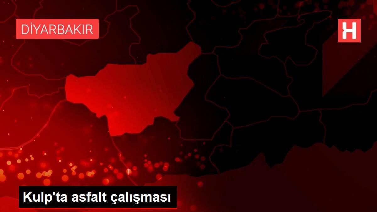 Kulp'ta asfalt çalışması