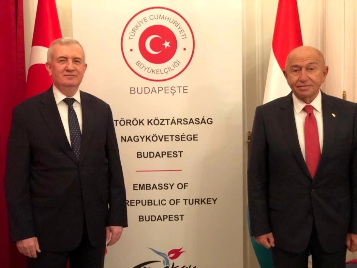 TFF Başkanı Nihat Özdemir\'den Budapeşte Büyükelçisi Oktay\'a ziyaret